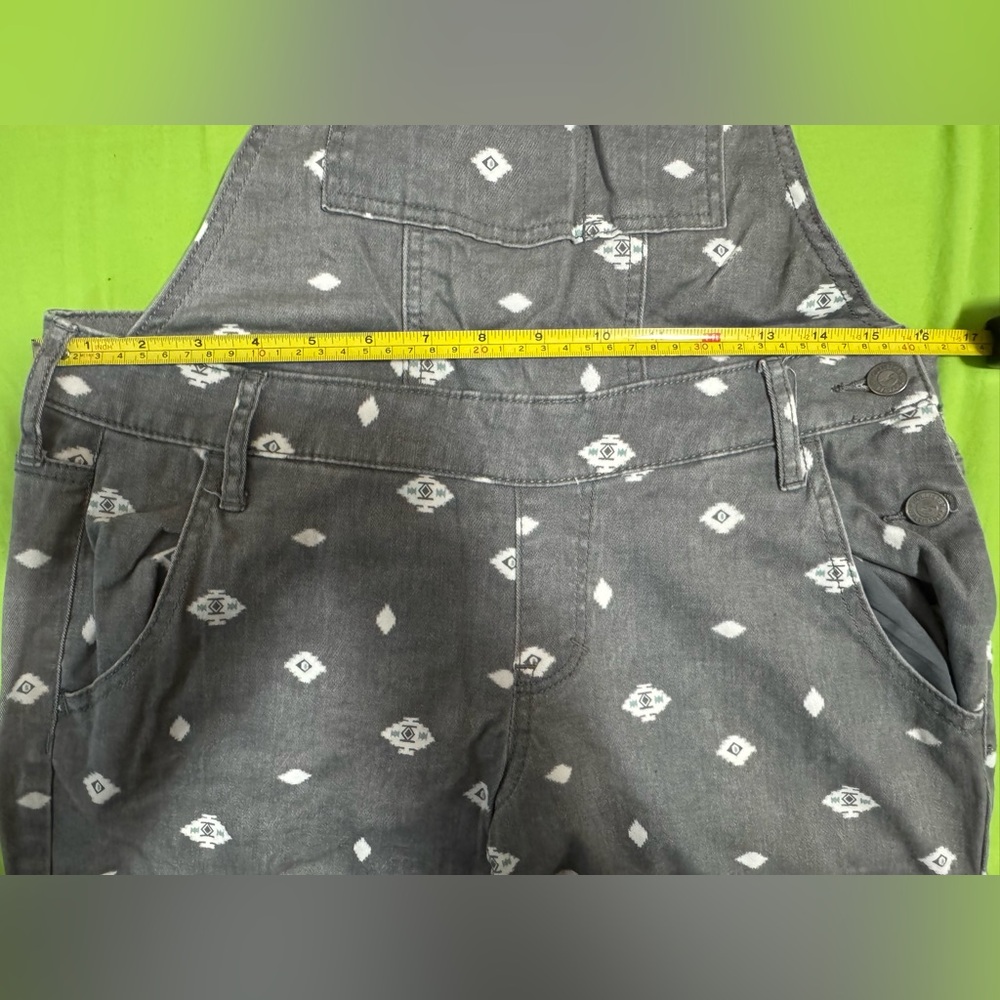 Hollister Grey Patterned Overalls, EUC - Picture 6 of 6